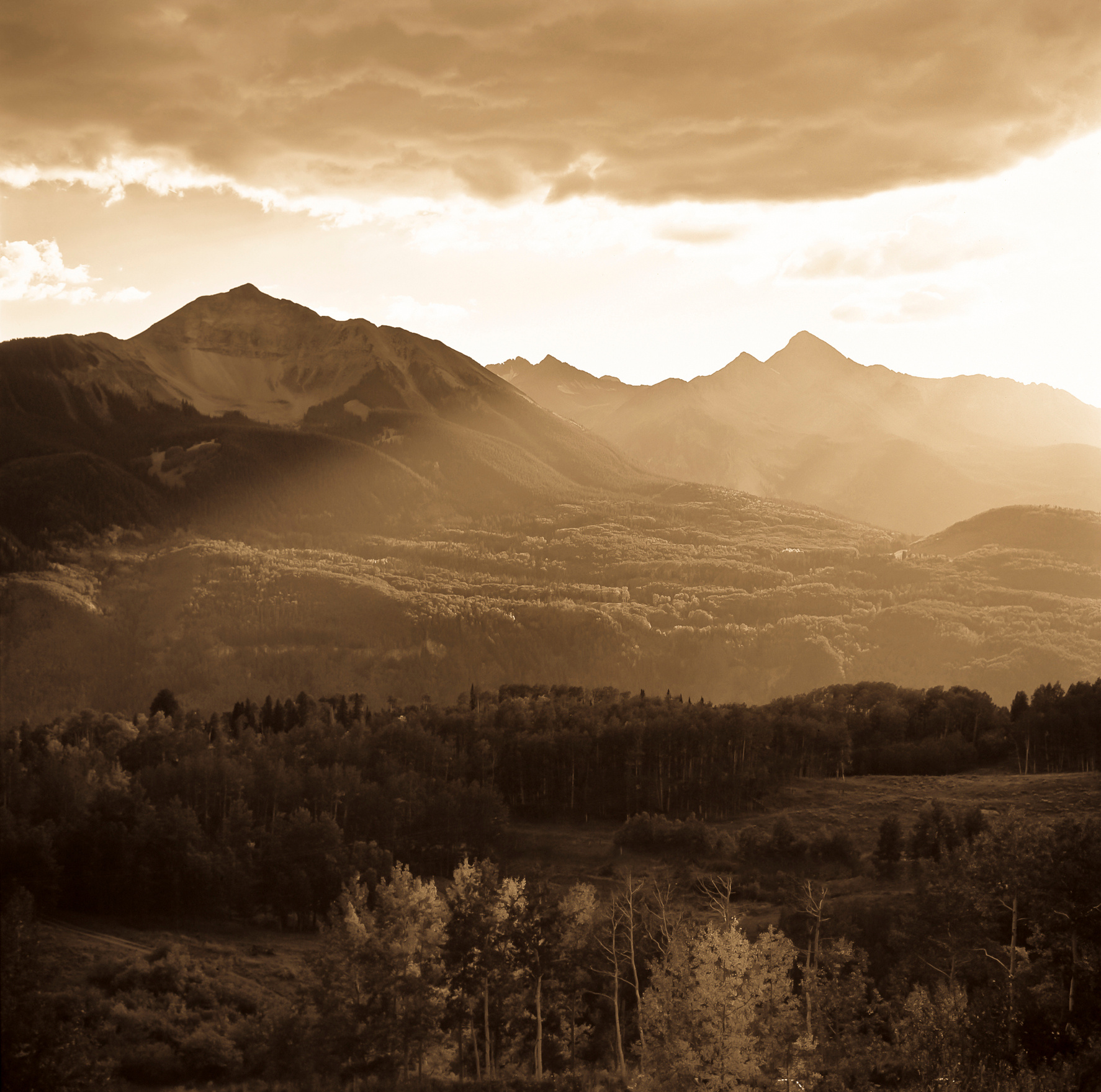 Colorado mountain sunset, Durango, CO